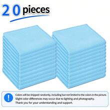 20/10/1pc Set Colorful Microfiber Kitchen Cleaning Cloths - Highly Absorbent, Soft And Easy To Clean; Suitable For Cleaning Glass, Stovetop, Cookware, Faucet, Appliances, Car And Kitchen, Bathroom And Home Areas. - Multicolor - View 9
