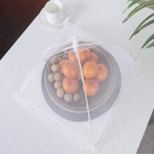 1 buah Penutup Makanan Lipat Besar, Penutup Jaring Anti Lalat untuk Dapur dan Perkemahan Luar Ruangan, Penutup Pelindung Makanan, Penutup Sayuran Rumah, Penutup Meja, Penutup Sayuran Lipat, Penutup Pelindung Matahari, Penutup Makanan Meja Makan Rumah, Jaring Anti Lalat - MultiWarna - View 6