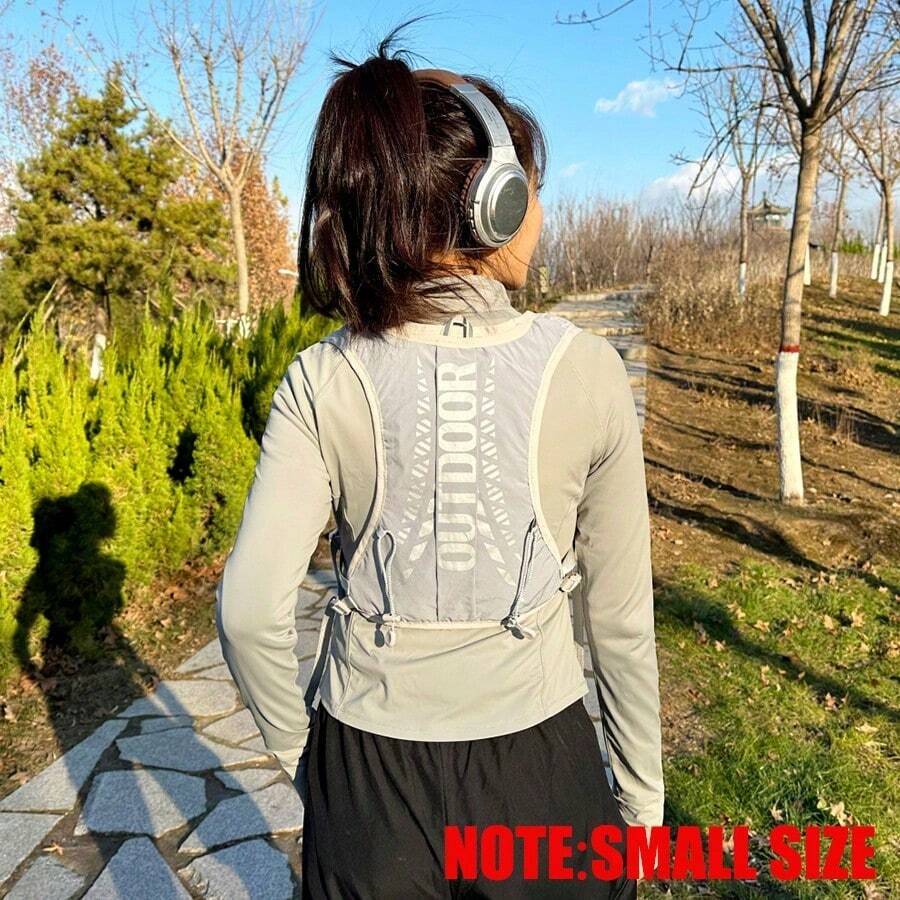 Picnic Backpack,Running Backpack,Lightweight Hydration Bag For Outdoor Hiking Cross Country Marathon Cycling Competition Mountaineering Water Bag Backpack For Men - Grey - View 1