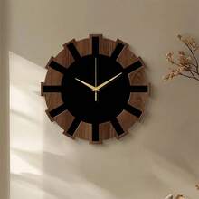 Horloge murale décorative artistique et créative, design 3D à deux couches, mouvement quartz ultra-silencieux, sans bruit de tic-tac, convient pour décorer le salon, la chambre, le bureau, la cuisine et le café, cadeau décoratif parfait pour les amis et la famille, peut être utilisé pour la décoration de la chambre, la décoration de la chambre à coucher, la décoration du dortoir, la décoration de la rentrée scolaire, la surprise scolaire, la saison de la rentrée scolaire, la décoration de mariage, le cadeau d'anniversaire d'un ami, la décoration de la maison et les fournitures scolaires. - Horloge murale artistique - Voir 2
