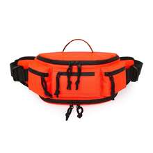 Multi-Functional Motorcycle Waist Bag Outdoor Riding Travel Hiking Bumbag. Water-Repellent Oxford Cloth, Expandable Capacity. Multi-Pocket For Phone Wallet Keys. SBS Zippers, 3D Mesh Pad, Top Handle & Adjustable Strap. Colors:Orange,Black,White. - Multicolor - View 14