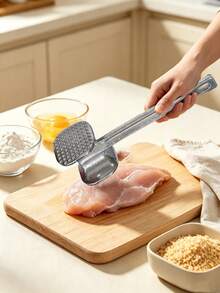 1PC Double-Sided Meat Hammer, Tender Meat Hammer, Steak And Chicken Cutlet Meat Hammer, Suitable For Frying Chicken Cutlets, Burger Restaurants, Steak Restaurants, Home Kitchens, Kitchen Small Tools - Multicolor - View 2