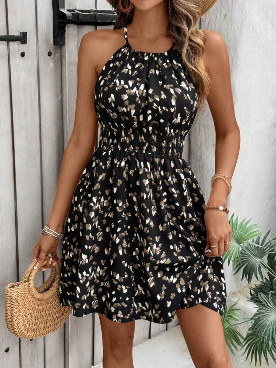 Women Short Dresses - 黑色 - 查看 1