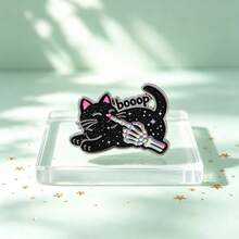 Pins de esmalte y broches con mano de esqueleto Boop negro para solapa, insignias para mochilas y bolsos, decoración cool, regalo para amigos - Multicolor - Ver 7