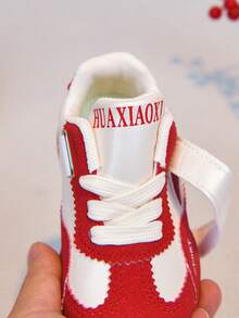 New SPORT Kids Retro Sports Shoes, Hook And Loop Easy On/Off, Durable Sole, Baby Shoes - Red - View 7