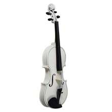 New 4/4 Acoustic Violin Case Bow Rosin White - As Pic - View 5