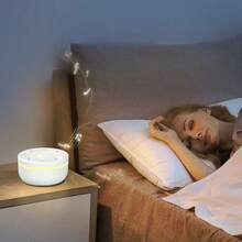 White Noise Machine With 30 Soothing Sounds And Night Light Sounds Machine, 3 Timers Memory Function, Rechargeable Noise Machine - White - View 7