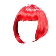 1Pc Forever & Moment Multi-Color Optional Short Bangs Bobo Wig Versatile Hair Wig Daily Party Hairpiece For 80s Party Music Festival Cosplay Halloween - Multicolor - View 27
