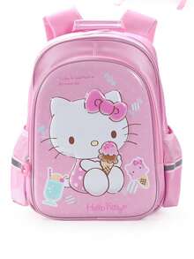 Sanrio Hello Kitty 可拆卸底座保溫可重複使用便當袋，附手把，適合女孩，適用於學校、托兒所與旅行 - A - 查看 2