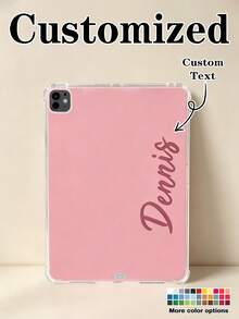 1 buah Casing Pelindung Tablet Silikon Lembut Anti Guncangan Transparan dengan Desain Multi-Warna dan Airbag, Cocok untuk iPad Pro 13, Air 13/iPad Pro 13-In. (M4), -2024/iPad Air 11 (2025)/iPad Air 13 (2025) dan Model Lainnya, Hadiah Ideal untuk Keluarga dan Teman - Clear - View 2