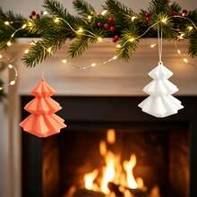 Adornos colgantes para árbol de Navidad, decoraciones colgantes para fiestas navideñas, colgantes para árbol de Navidad, decoración para ventana, puerta y chimenea, accesorios a juego para corona navideña, arreglo de escena para fiesta de Año Nuevo, regalo creativo para fiestas - Multicolor - Ver 2
