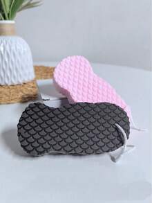 1pc Painless Exfoliating Bath Sponge Towel, High-Density Sponge Deeply Removes Dead Skin, Gentle Skin-Friendly Design, Easy To Scrub Away Dirt, Portable Bathing Accessory, Suitable For Bathroom, Gym, Hotel And Rental Apartment Daily Use - Multicolor - View 3