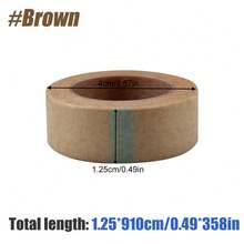 1 Roll Breathable Non-Woven Adhesive Tape, Gentle Skin-Friendly Fix Tape For Daily Use - Brown - View 10