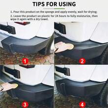 JB-XPCS Car Plastic Restorer - Long-Lasting Repair For Faded Exterior Plastic, Restore Original Color & Gloss, Waterproof Formula, Prevent Aging & Discoloration YT2020 - Plastic Restorer - View 8