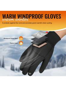 Unisex Winter Anti-Slip & Warm Gloves, Touchscreen Finger Design, Suitable For Running, Hiking, Cycling, Driving - Warm Gloves - View 5
