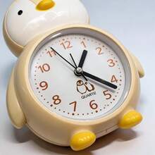 Unisex Practical Style For Bedroom And Office Desk Clock - Yellow - View 4