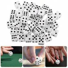 200/500pcs 8mm Mini Multi Colored Dice Set, Random Small 6 Sided Dot Dice, Bulk Game Dice For Table Board Games, DIY Crafts, Party Game Props And Educational Math Counting - Multicolor - View 6