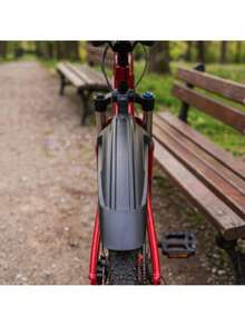 Bicycle Mudguard Set Front And Rear For 24 To 28 Inch Wheels, Universal Bike Fender Kit With Adjustable Height And Quick Installation, Lightweight Durable Design Helps Reduce Water And Mud Splash, Ideal For Mountain Trekking City, Everyday Cycling - A - View 5