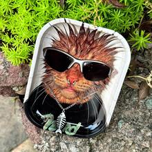 Cabin puff 1pc Cat Pattern Rolling Tray, Excellent Rolling Tool, Ideal Holiday Gift - One Size Fits All - View 7