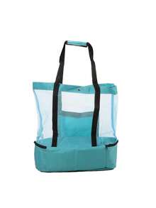 Portable Large Capacity Waterproof Insulated Cooler Tote Bag,Suitable For Beach,Picnics,Camping,Travel,School&Various Occasions,Classic Casual Style - Black - View 14
