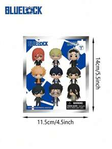 Monogram 1個 Blue Lock 正版授權 3D 盲袋鑰匙圈 可愛卡通神秘盒隨機包夾飾品 背包掛飾 動漫收藏品 潔藤悠一 蜂川廻 千切凜介 國神鍊吾 御影玲王 凪誠士郎 生日禮物配件 - 彩色 - 查看 8