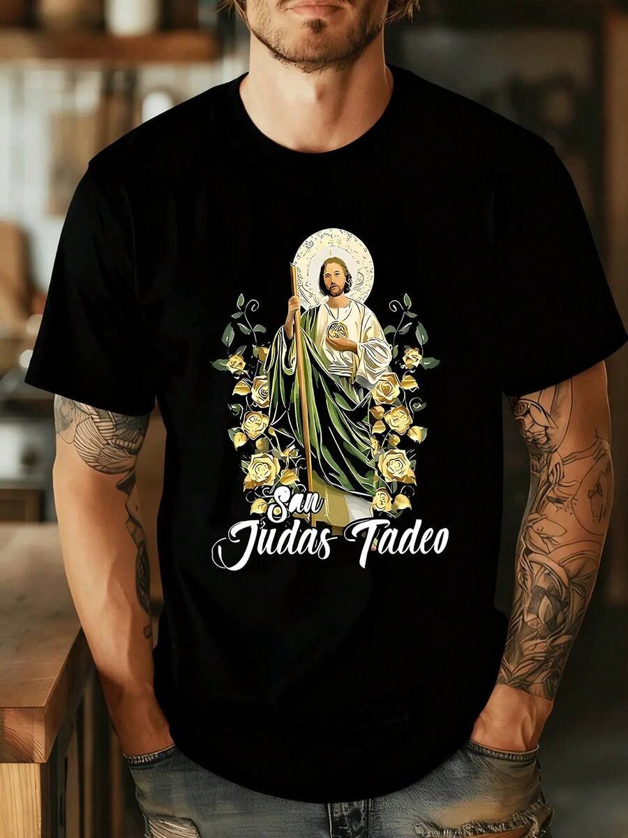 Men T-Shirts - Black - View 1