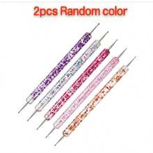 10pcs Nail Liner & Dotting Pen 2Sets, Random Color Fine Line Drawing Nail Art Brushes For Line Check Pattern Painting, Professional Manicure Tools For Nail Salon And Back To School DIY Nail Decoration - A - View 15