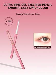 Canmake Creamy Touch Liner #40 正紅色 0.09g/0.003 Oz | 1.5mm 滑順眼線筆 | 極細滑順筆尖，精準眼線勾勒 | 長效防水配方 | 高顯色度，柔軟滑順質地 | 耐摩擦 - No.40 True Red Color - 查看 2