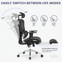 Kselythan Home Office Chairs - Black - View 4