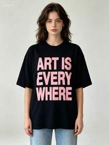 Women T-Shirts - 黑色1 - 查看 1