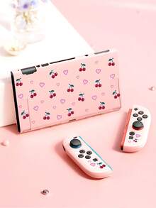 Xingji, Switch2 (2025) Game Console Protective Case, 1pc Cherry Heart Pattern, Suitable Compatible With Switch NS/Switch OLED, Suitable For Game Console Protective Case, New 2nd Generation, TPU Soft Shell, Universal Protective Cover, Switch Controller Protective Case, Switch Game Accessories, Universal Storage Bag, Anti-Drop, Anti-Slip, Anti-Scratch, Beautiful, Best Choice For Family And Friends - View 12