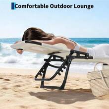 Kselythan Beach Chairs - Beige - View 5