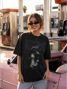 Men T-Shirts - 黑色 - 查看 2