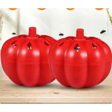 Reusable Pumpkin Fruit Fly Trap, Suitable For Home Kitchen Countertops And Outdoor Orchards, Effectively Controls Pests, Practical Pest Control Tool - Multicolor - View 2