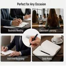 Voice Recorder With Playback Digital Voice Activated Recorder With Intelligent Noise Reduction, 180mAh Recording Device, Smart Tap Dictaphone For Lectures Meeting, Class, Work, Interviews Voice Recorder - View 6