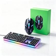 Wired RGB Gaming Keyboard And Mouse Set, Keyboard For Office And Gaming - View 9