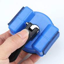 1pc Reinforced Composite Flooring Gap Repairer Heavy Duty Suction Cup Puller Flooring Repair Tool Set Without Wooden Mallet - Blue - View 7
