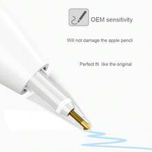 6pcs Replacement Pencil Tips With Storage Box, Compatible With Apple Pencil Pro, Fine Metal Tips For Apple Pencil 2nd Gen And 1st Gen/Apple Pencil USB-C, Wear-Resistant Precise Control Pen Tip Set, Birthday Holiday Gift Box Pen Accessories For Mother, Family, Friends - Multicolor - View 9