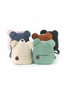 Personalized Corduroy Backpack, Customizable Name, Mini Backpack, Lightweight Shoulder Bag, Waterproof - Multicolor - View 10