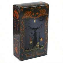 1pc Fate Card Fortune Telling Game Style Unknown Cards For Halloween Party And Gathering Games - Dark Green - View 2