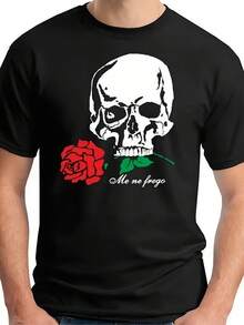 Men T-Shirts - 黑色 - 查看 1