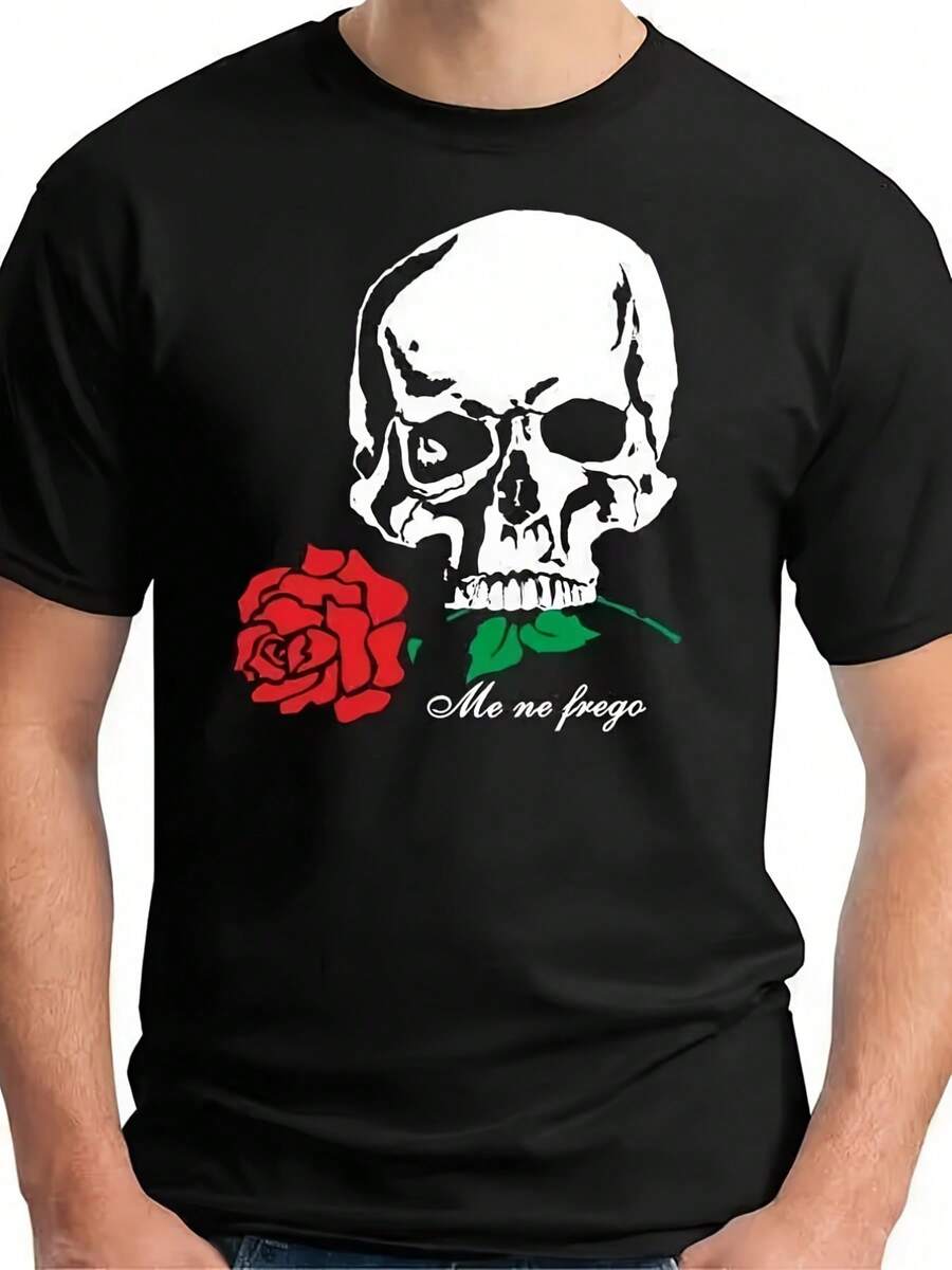 Men T-Shirts - 黑色 - 查看 1