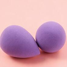 2pcs Makeup Sponges, Made Of Super Soft Sponge, Perfect For Makeup Application. Smooth Texture, No Powder Fallout, Effectively Sets Makeup. - Multicolor - View 4