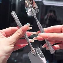 6 Pcs Pá De Colher De Aço Inoxidável 16 Cm - Visão 8