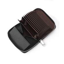 1pc Short Japanese Style Coin Purse, Solid Color Minimalist Accordion Card Wallet, Large Capacity Women Coin Pouch, Suitable For Girls, Ladies, Office Workers, Great For Work, Business Trip, Commuting, Travel - Multicolor - View 7