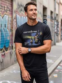 Men T-Shirts - Black - View 4