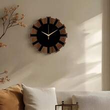 Horloge murale décorative artistique et créative, design 3D à deux couches, mouvement quartz ultra-silencieux, sans bruit de tic-tac, convient pour décorer le salon, la chambre, le bureau, la cuisine et le café, cadeau décoratif parfait pour les amis et la famille, peut être utilisé pour la décoration de la chambre, la décoration de la chambre à coucher, la décoration du dortoir, la décoration de la rentrée scolaire, la surprise scolaire, la saison de la rentrée scolaire, la décoration de mariage, le cadeau d'anniversaire d'un ami, la décoration de la maison et les fournitures scolaires. - Horloge murale artistique - Voir 11