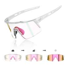 SCVCN KAPVOE Photochromic Cycling Glasses, Outdoor Sports Fashion Glasses, Mountain Bike/Road Bike Fashion Glasses, Fishing/Camping/Hiking Fashion Glasses, Fashion UV Protection Racing Driving Glasses, Golf/Hitting/Cycling Outdoor Sports Glasses - Multicolor - View 9