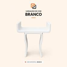 Suporte Babá Eletrônica Berço Universal Ajustável Sem Furos Fácil Instalar Baby Monitor - Branco - Visão 2