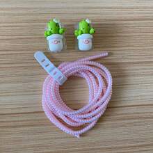 Flower Design Cable Protector, Anti-Breakage Charging Cable Protector, Compatible With IPhone 12-15/16, Type-C & Lightning Data Cable Protector, Cute Decorative Charging Cable Protector - Multicolor - View 14